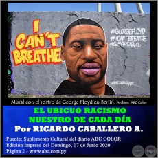 EL UBICUO RACISMO NUESTRO DE CADA DÍA - Por RICARDO CABALLERO AQUINO - Domingo, 07 de Junio de 2020